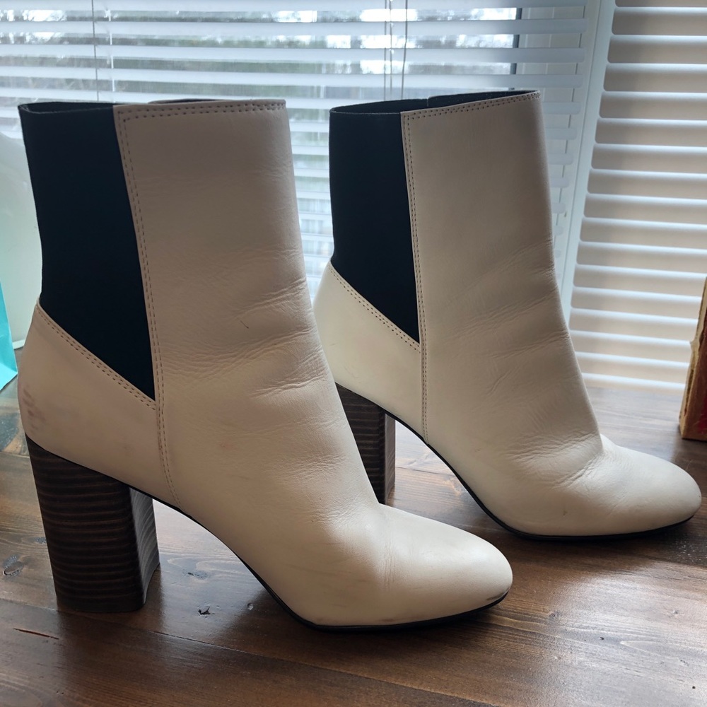 Dolce Vita White Booties